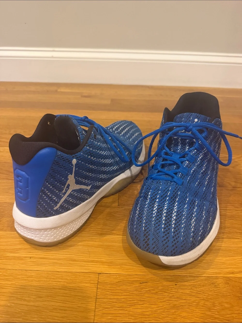Jordan Men’s Royal Blue Athletic Basketball Shoes
